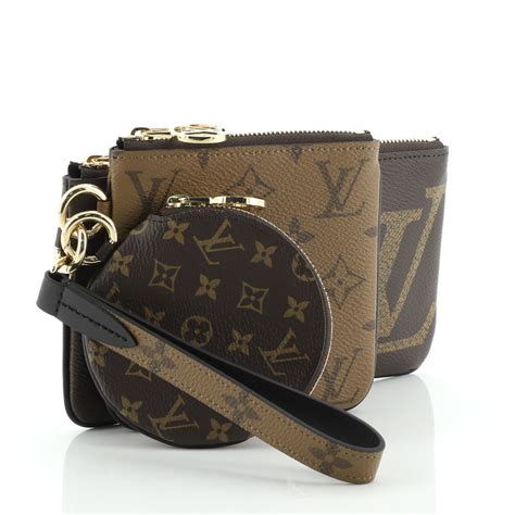 Louis Vuitton Trio Pouch Set Limited Edition Crafty Monogram